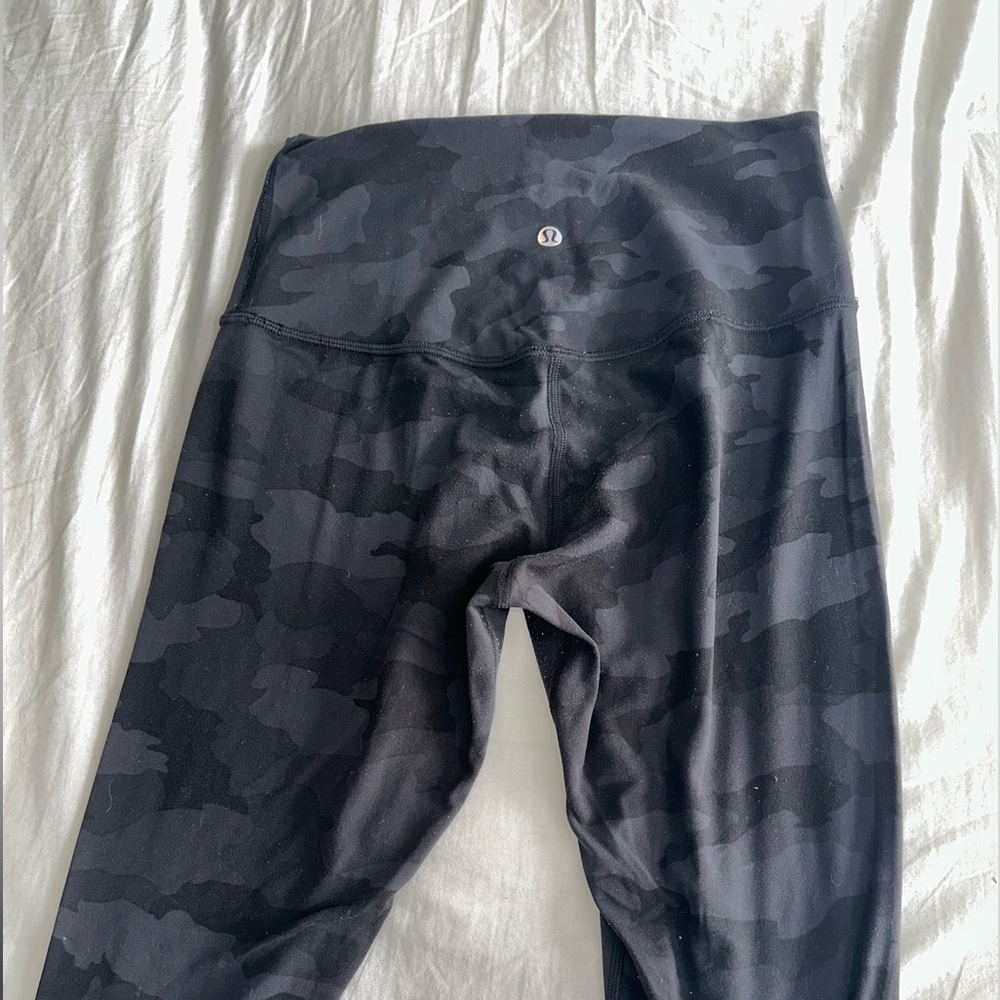 Lululemon Black Camo Leggings